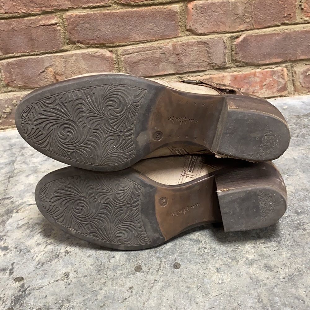 Nurture Dorado Brown Sugar Leather Moto Boot - Picture 6 of 11